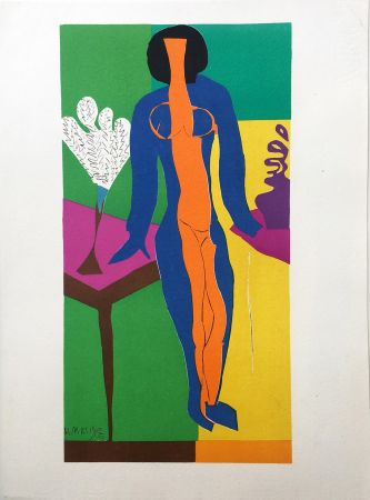 Lithographie Matisse - ZULMA (1950). Rare épreuve du tirage de luxe sur Arches